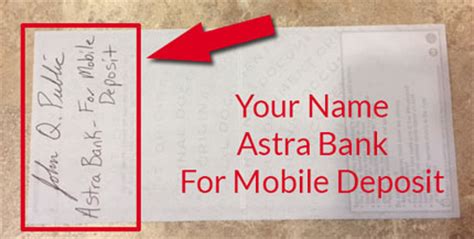 Items will not appear within online and mobile banking until the following business day. Personal Mobile Banking - Astra Bank