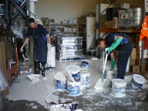 Apply goo gone latex paint clean up directly to the area and allow a few minutes for the product to start working. spill