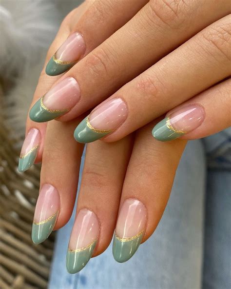 Green French Tip Nails A Playful Twist On A Classic Look