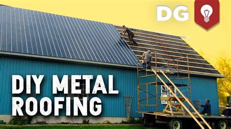 Installing shingles over metal roofing is not a thing that you should even try to do. How To Install DIY Metal Roofing (House or Barn) | Metal ...