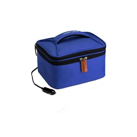 Hotlogic Blue Food Warming Lunch Bag Plus 12 Volt 16801174 Bl The