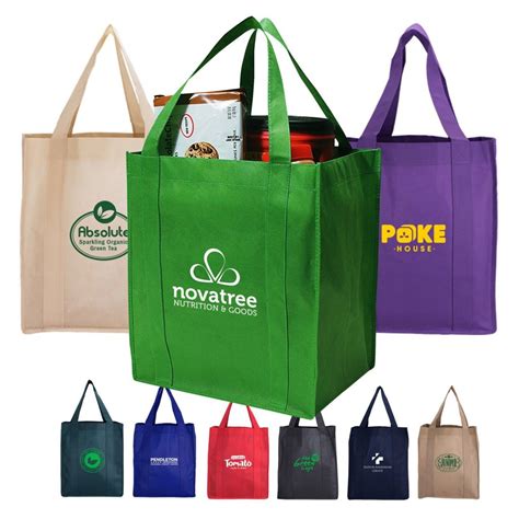 Reusable Shopping Tote Bags With Printed Logo