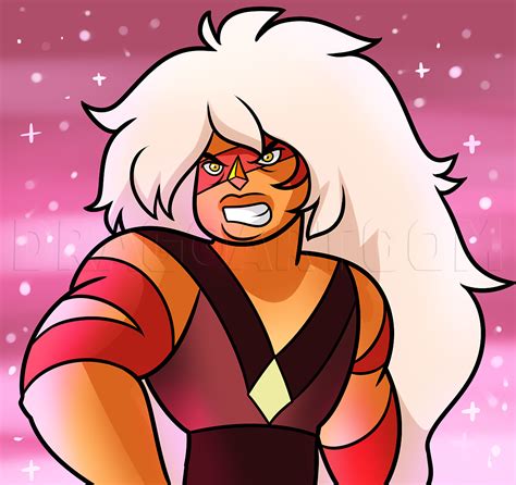 Drawing Jasper Easy From Steven Universe Step By Step Drawing Guide By Dawn Dragoart