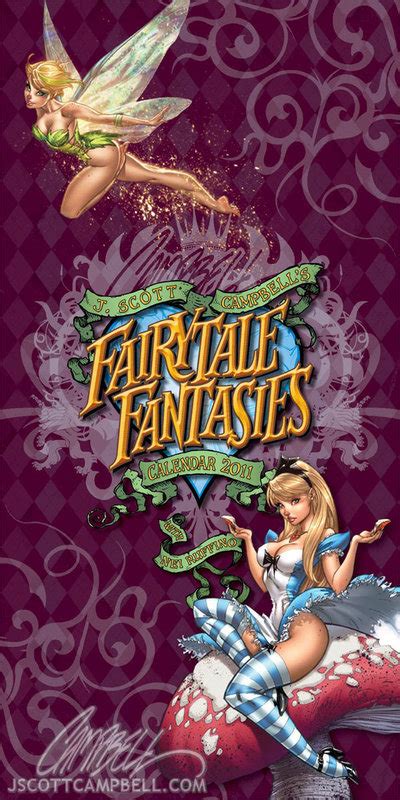 Fairy Tale Fantasies Calendar Par J Scott Campbell