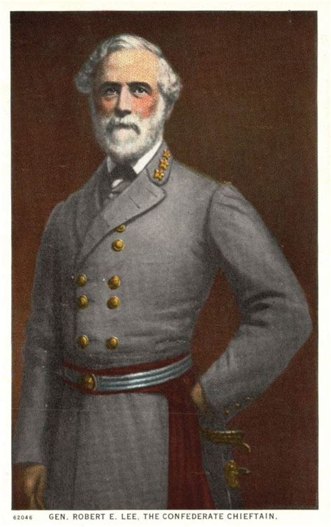 Vintage Postcard Portrait Of General Robert E Lee The Confederate