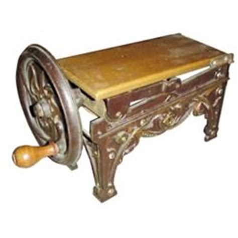 Transparent body enables you to check whether you should clean it or not. Cast Iron hand crank tobacco shredder, C. 1900. Excellent ...