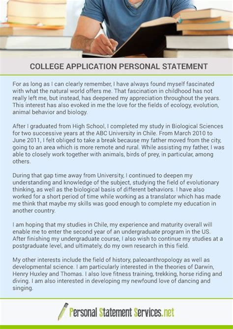 You Need To Write A College Application Personal Statement And You