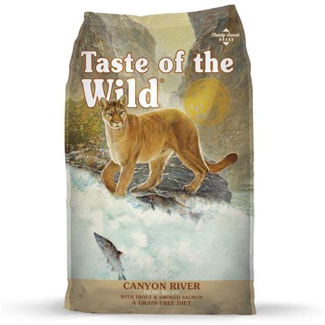 We use unique proteins like wild boar, bison, smoked salmon, roasted duck, venison and angus beef to make better tasting dog and cat foods your pet will crave. Taste of the Wild Canyon River, pienso para gatos ...