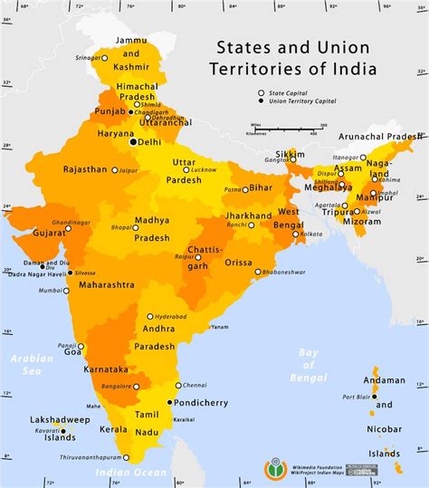 India States Map India Map States Southern Asia Asia
