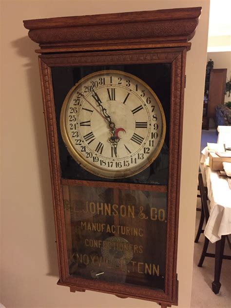 Wall Clock Made By The Sessions Clock Co Forestville Conn Wording