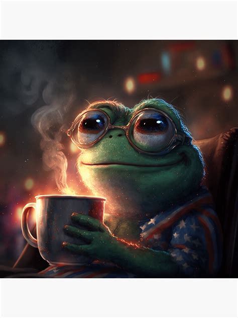 Pepe Frog Celebrating New Year Sticker For Sale By Bignicotine