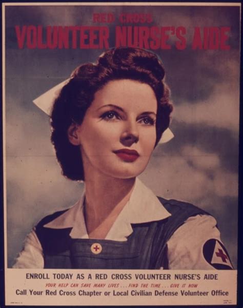 Enfermera Vintage Volunteer Nurse Red Cross Volunteer History Of Nursing Medical History Red