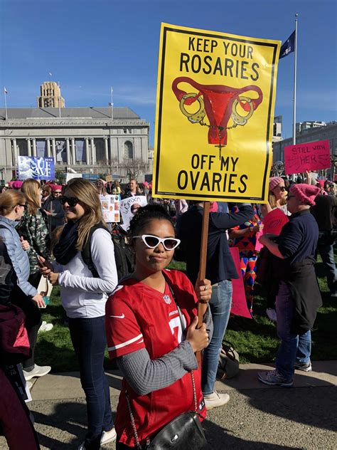 Photos Pussy Hats And Protest Signs Fill Streets At Bay Area Womens