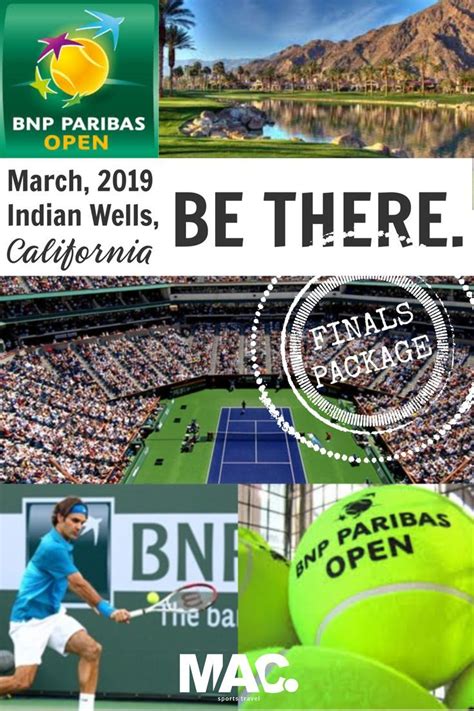 Organizers for the 2020 bnp paribas open, otherwise known as the indian wells masters tournament, announced sunday that the tournament will not be played as. Indian Wells Finals Weekend Ticket Package | March 2019 ...