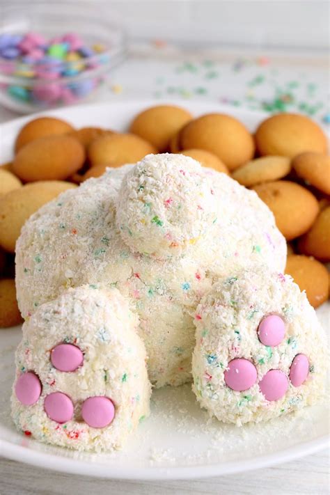 Bunny Butt Funfetti Easter Cheese Ball Bitz And Giggles