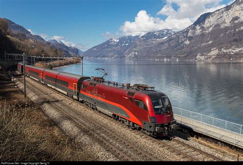 1116 205 Öbb Austrian State Railways 1116 At Murg Switzerland By Georg