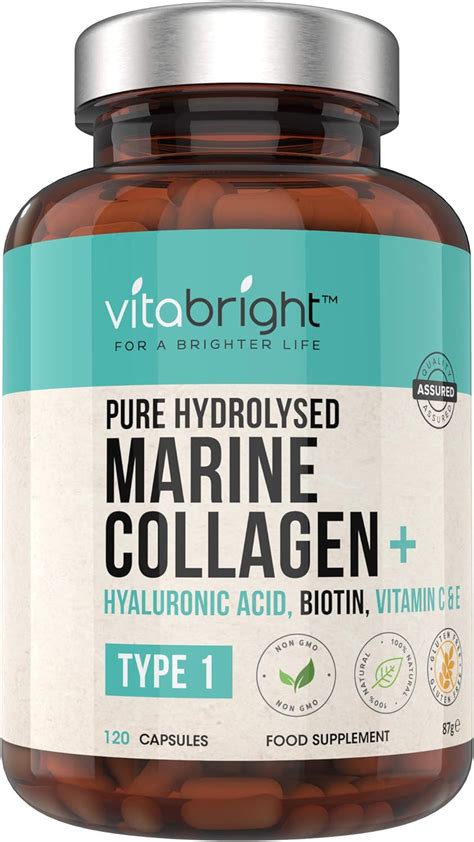 Marine Collagen Tablets 1178mg Complex 120 Capsules Of Superior