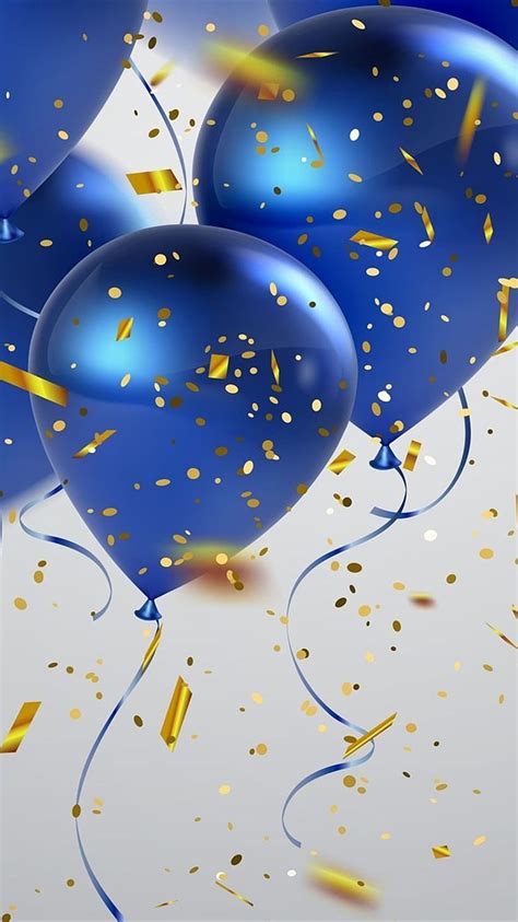 720p Free Download Some Blue Balloons Confetti Congratulation Iphone Hd Phone Wallpaper Pxfuel
