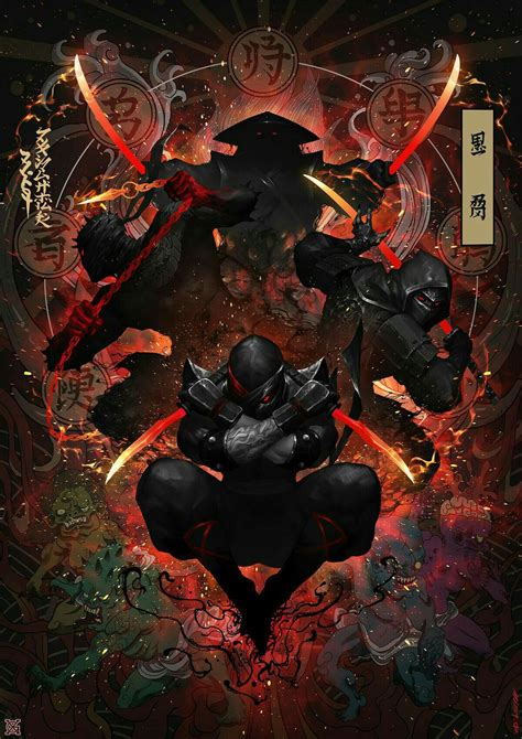 Assassins Ninja Art Samurai Artwork Samurai Art