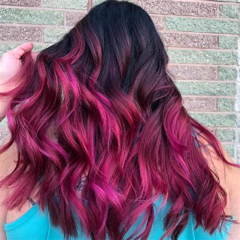 Do you often find yourself asking what is the difference between balayage and ombre? 28 Brilliant Colored Balayage That Pop On Black Hair