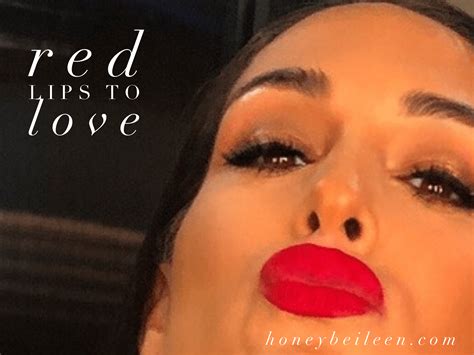 Red Lips To Love Nikki Bella Nikki Bella Lips Red Lips