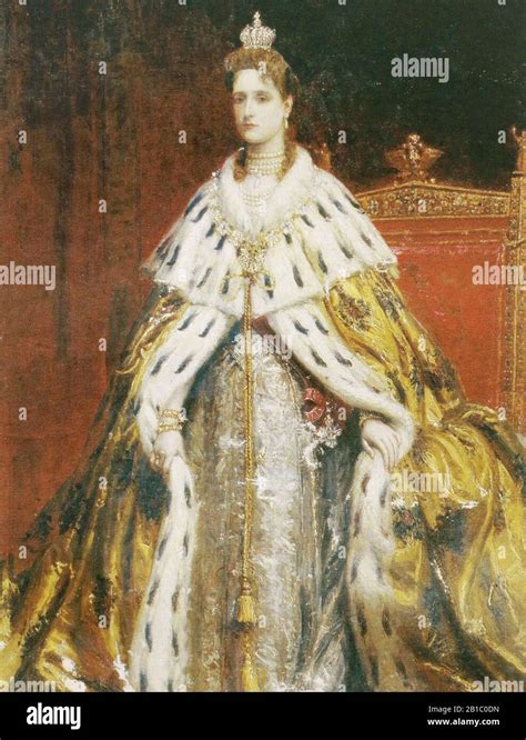 La Emperatriz Rusa Alexandra Fedorovna Pintura De K Makovsky Siglo Xix Fotograf A De Stock