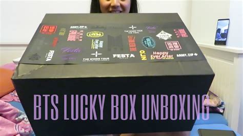 My Bts Lucky Box Arrived Rmtea Unboxing Youtube