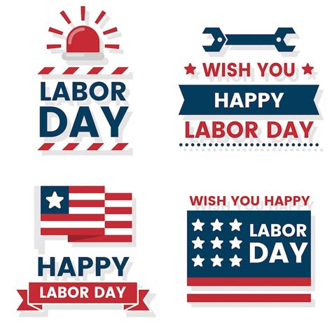 Labor Day Labels Vectors And Illustrations For Free Download Freepik