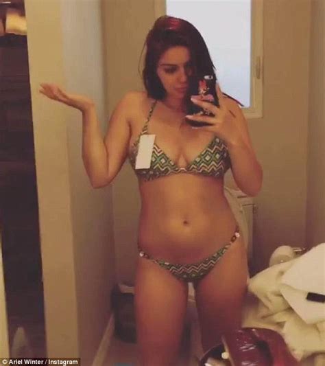 Ariel Winter Proudly Shows Off Her Bikini Body After Defending Kim