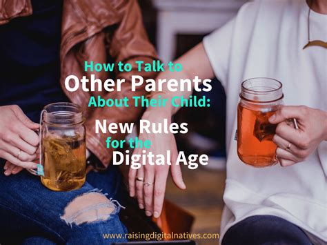 How To Talk To Other Parents About Their Child New Rules For The