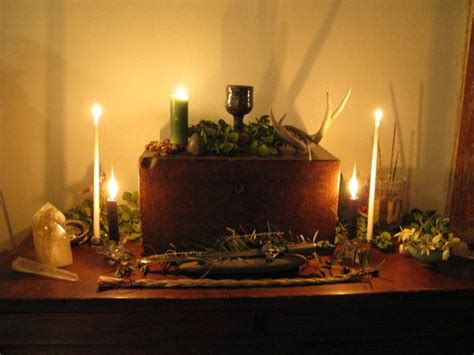 yule altar pagan yule