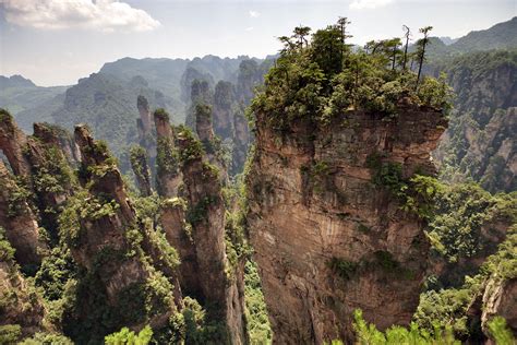 Zhangjiajie national forest park is divided into huangshizhai, golden whip brook, yuanjiajie, yangjiajie, and tianzi mountain. Zhangjiajie Tianmen Mountain National Park - China - World ...