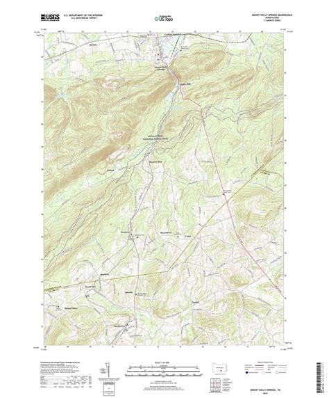 Mount Holly Springs Pennsylvania Us Topo Map Mytopo Map Store