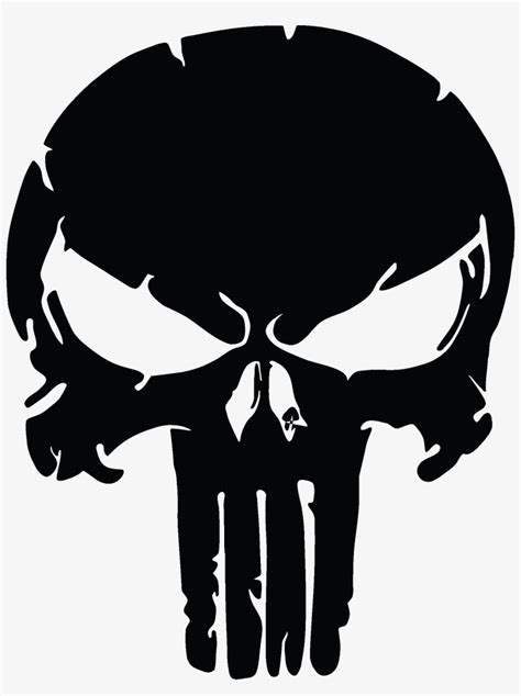 The Punisher Skull Distressed Vinyl Graphic Decal Punisher Png