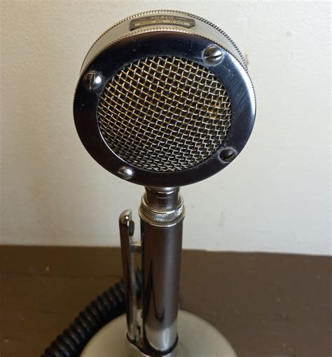 Vintage Astatic D 104 Silver Lollipop Cb Radio Microphone With T Ug8