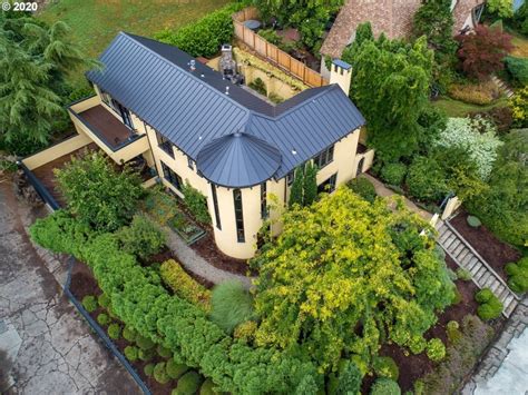 1928 Mediterranean mansion with turret in Portland’s West Hills is a