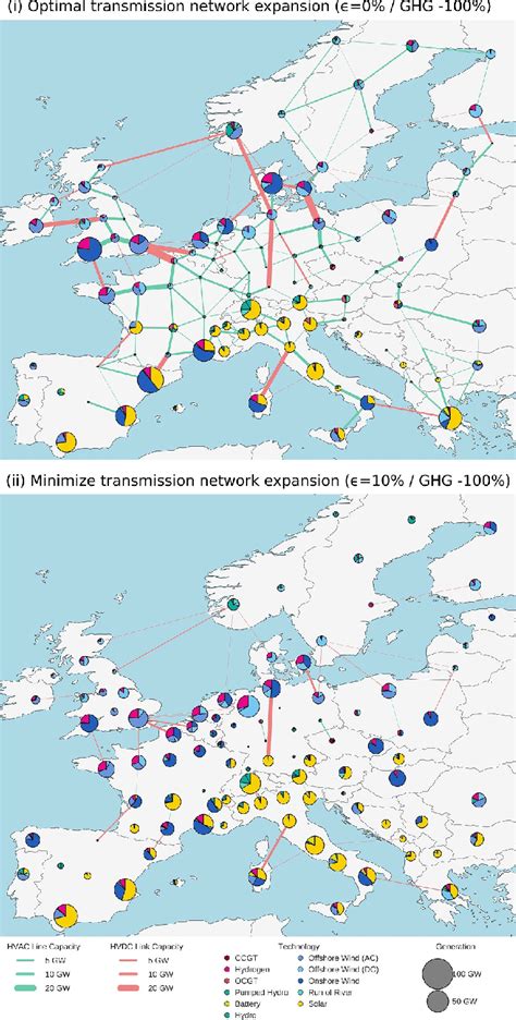 Maps Of Transmission Line Expansion And Regional Generator And Storage