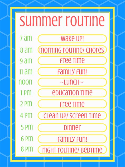 The Ultimate Kids Summer Routine Inspired To Revamp