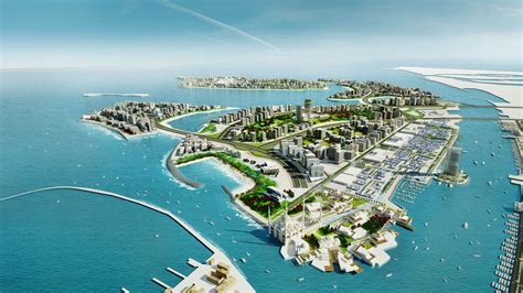 Deira Island Group Of Artificial Islands In Dubai United Arab Emirates