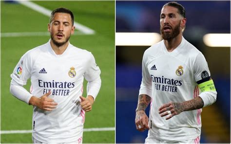 Grote Chaos Bij Real Madrid Sergio Ramos Plakt Hazard Tegen De Muur