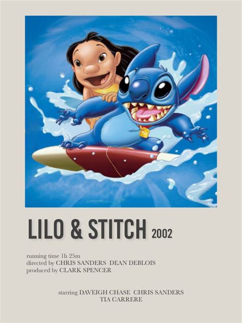 Lilo And Stitch Minimalist Poster