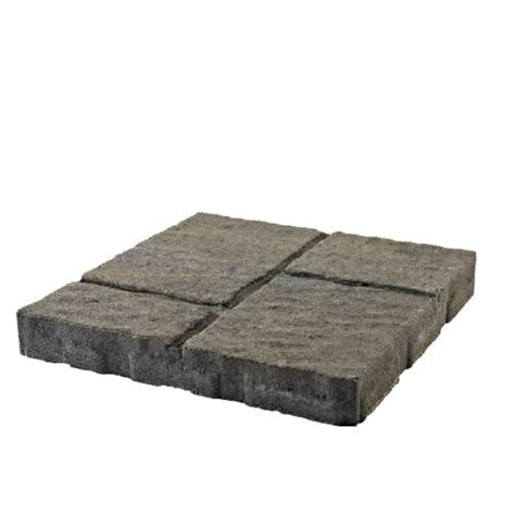 Four Cobble 16 In L X 16 In W X 2 In H Allegheny Concrete Patio Stone