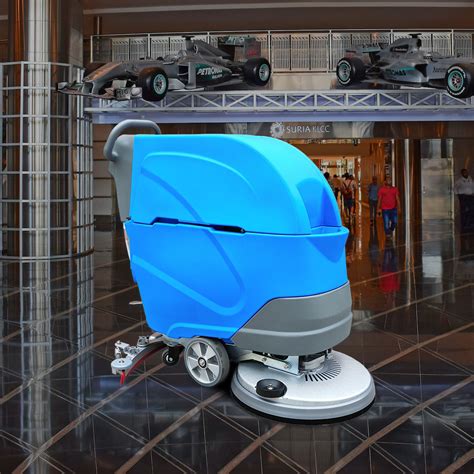 Commercial Battery Powered Single Brush Electric Walk Behind Cleaning