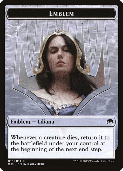 Emblem Liliana Defiant Necromancer Magic Origins Magic The