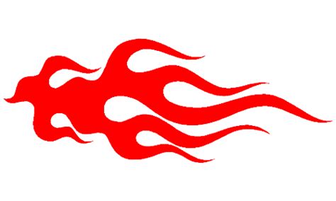 Flame Sticker Decal 029