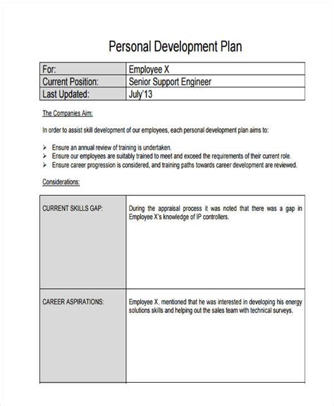 Development Plan 80 Examples Format Pdf Examples