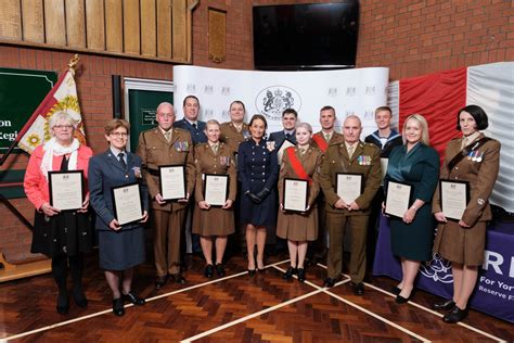 Her Majestys Lord Lieutenant Awards Rfca Yorkshire