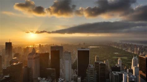 Central Park Manhattan During Sunrise Hd New York Wallpapers Hd