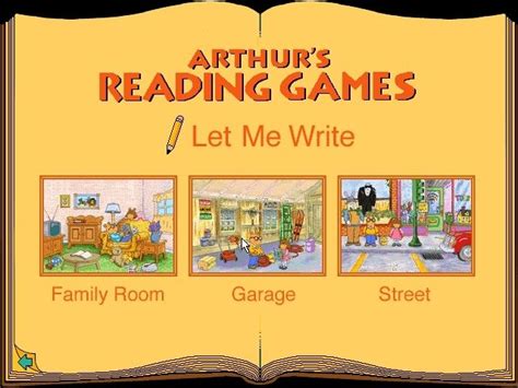 Screenshot Of Arthur S Reading Games Windows Mobygames