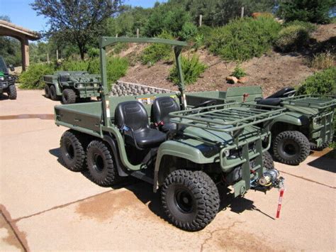 5 Sold John Deere Military 6x4 Army Gator 4x4 Diesel Machine Ready To